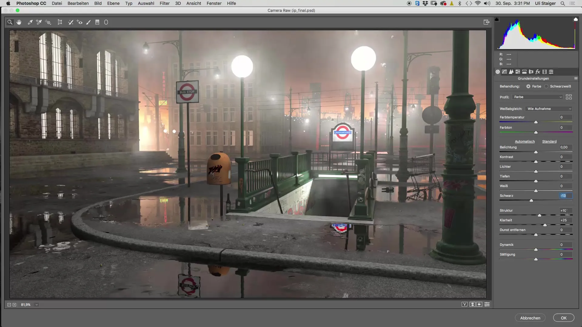 Höchste Qualität in Cinema 4D: Bildlook erstellen