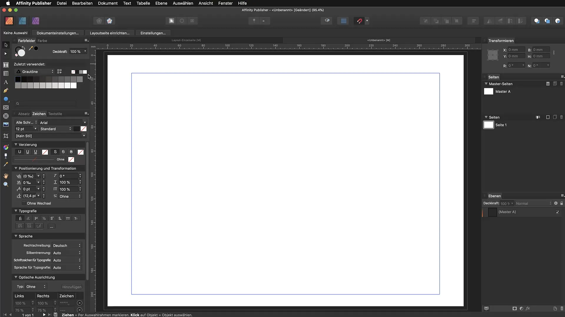 Hilfslinien im Affinity Publisher – Präzises Layout leicht gemacht