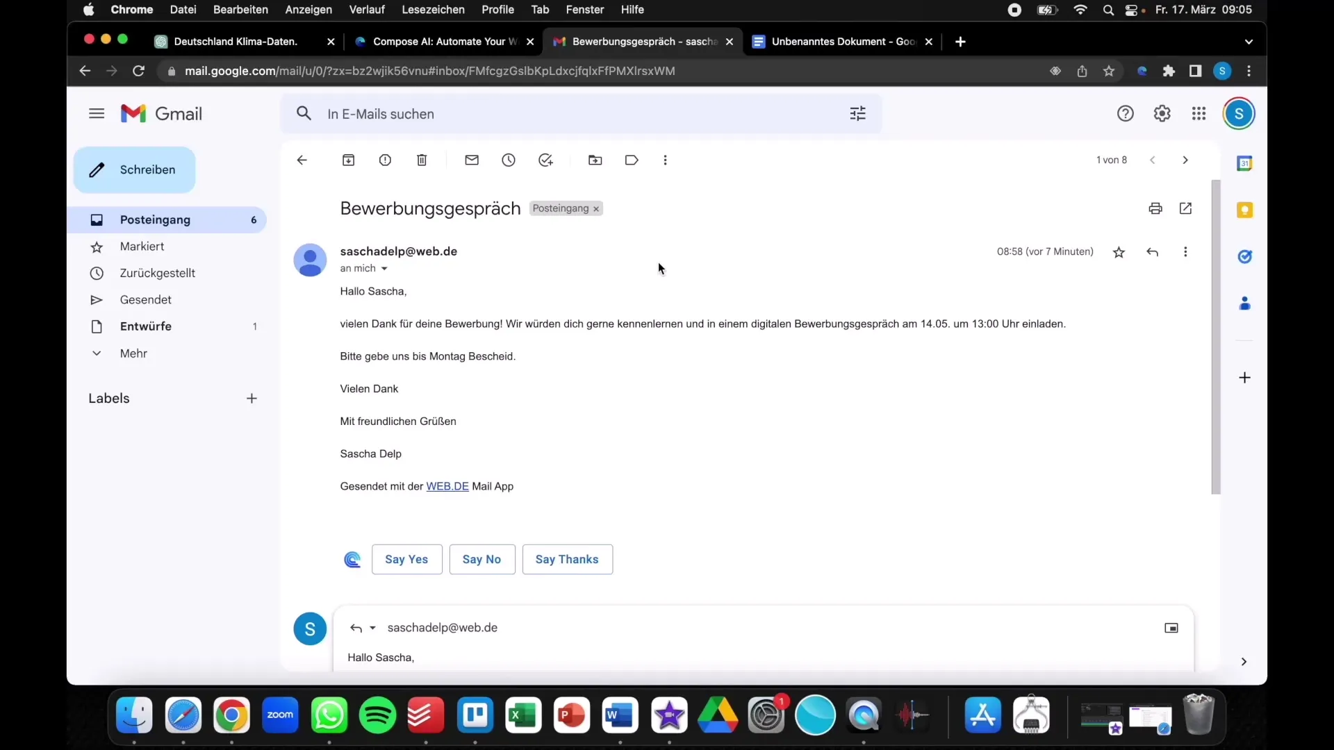 Escreva e-mails sem esforço com a IA do Compose