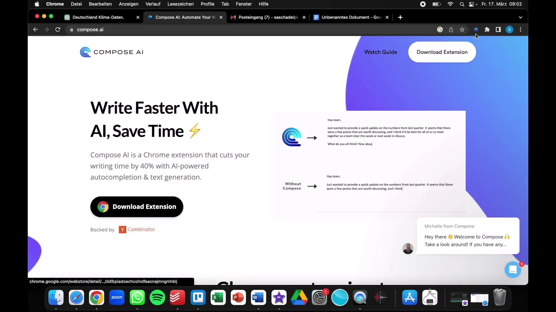 Escreva e-mails sem esforço com a IA do Compose