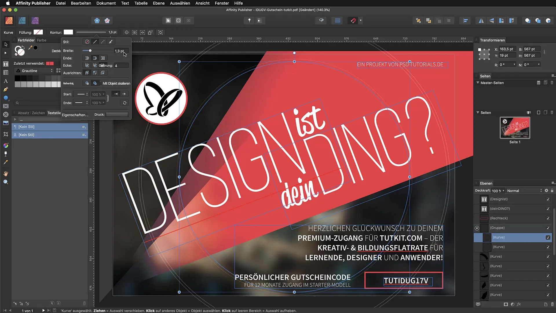 PDF Import und Bearbeitung in Affinity Publisher