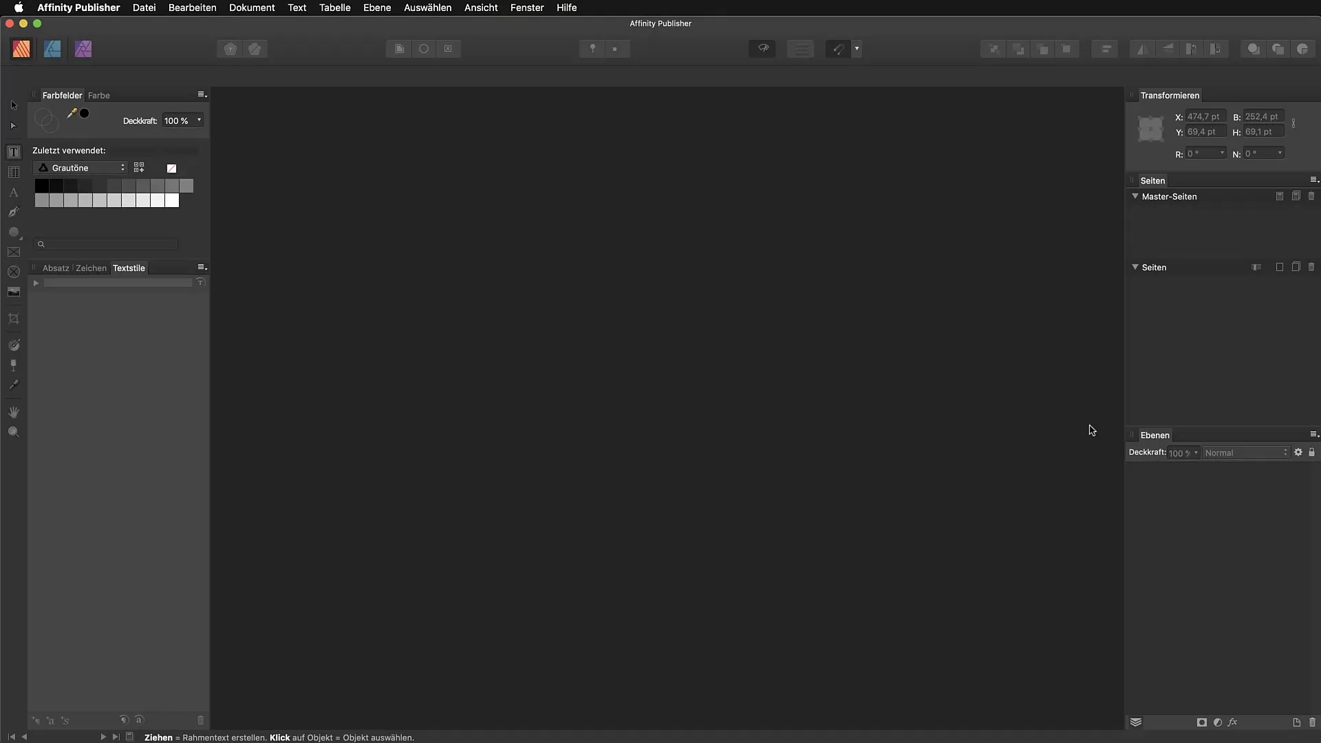 PDF Import und Bearbeitung in Affinity Publisher