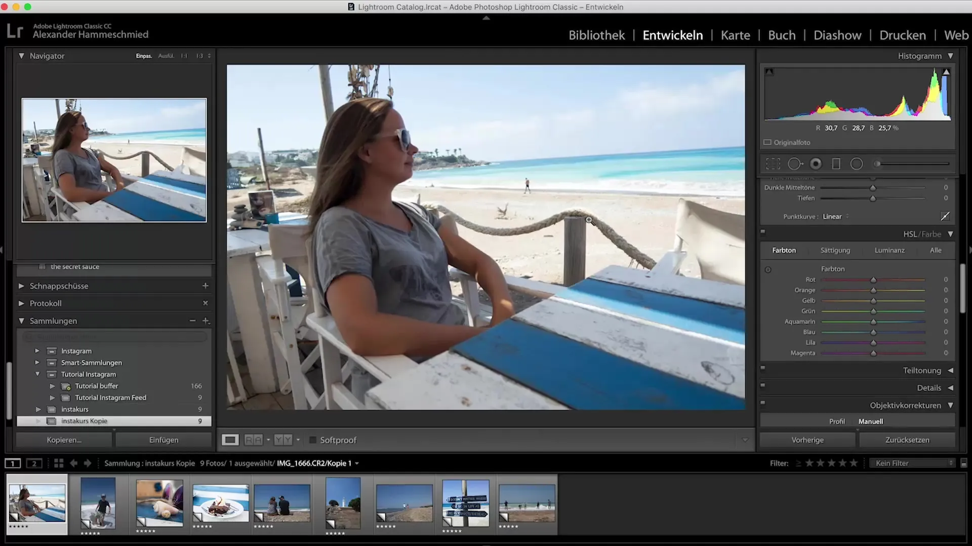 Instagram Presets in Lightroom erstellen Instagram Presets in Lightroom erstellen