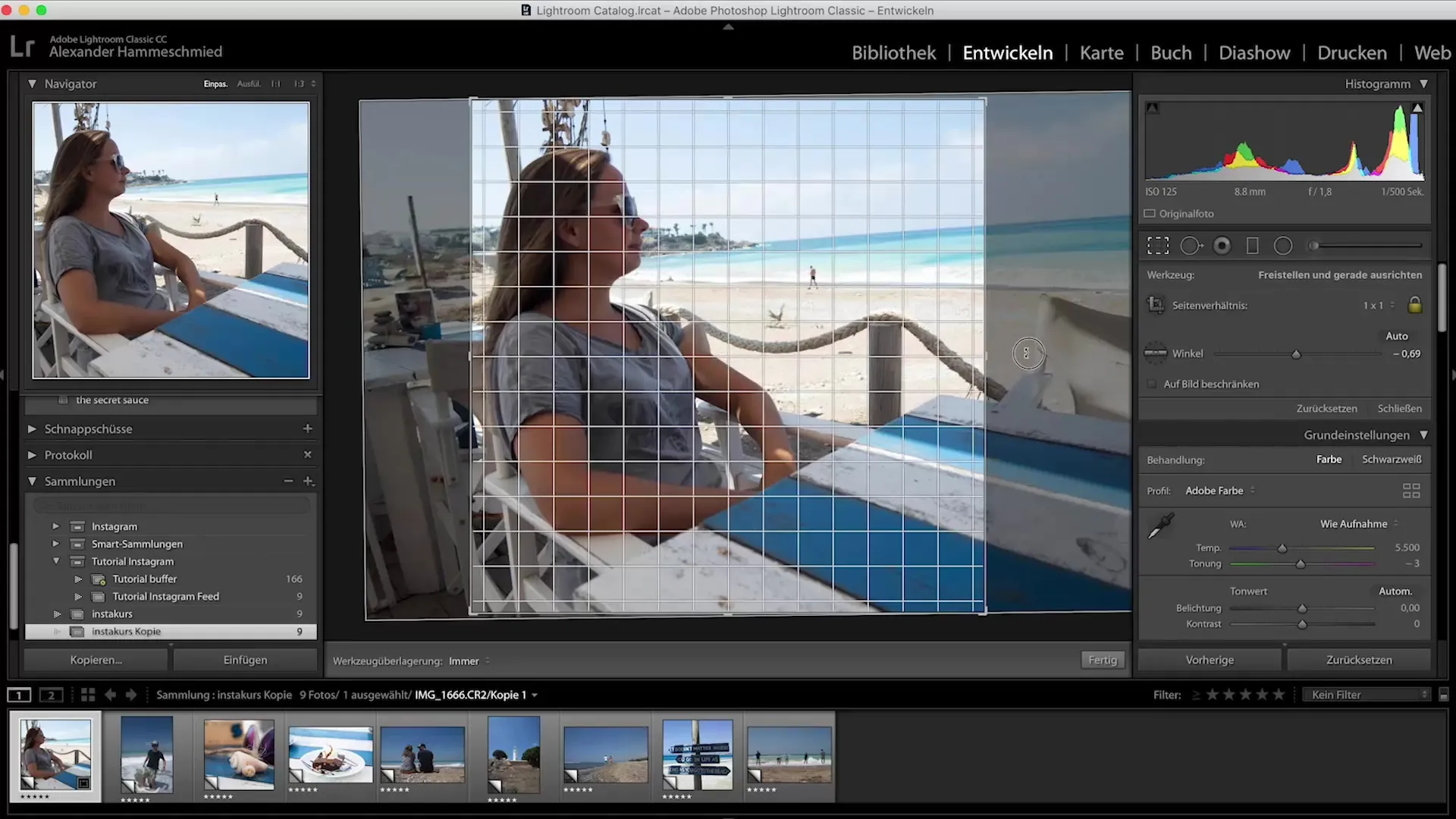 Instagram Presets in Lightroom erstellen Instagram Presets in Lightroom erstellen