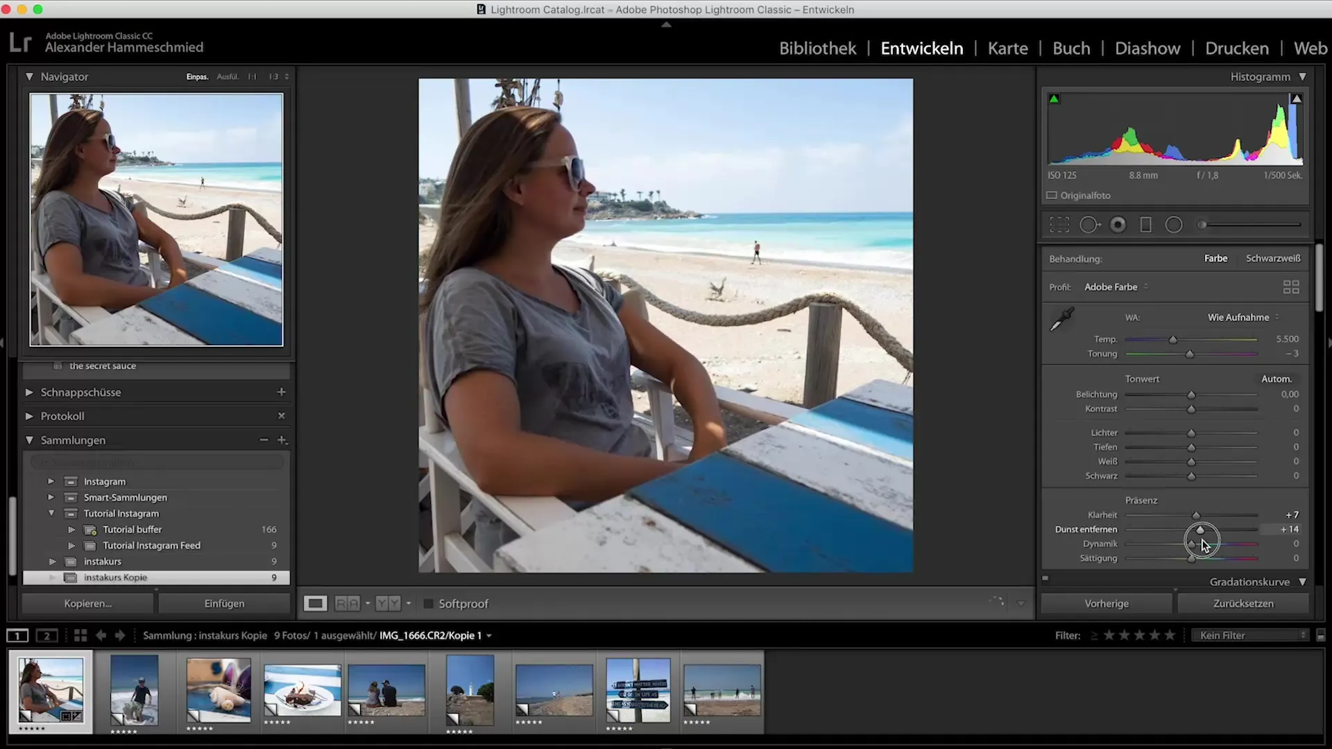 Instagram Presets in Lightroom erstellen Instagram Presets in Lightroom erstellen