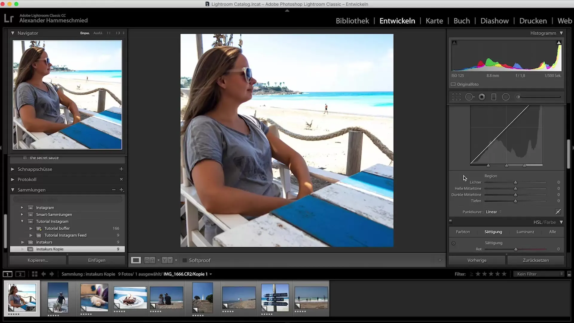 Instagram Presets in Lightroom erstellen Instagram Presets in Lightroom erstellen