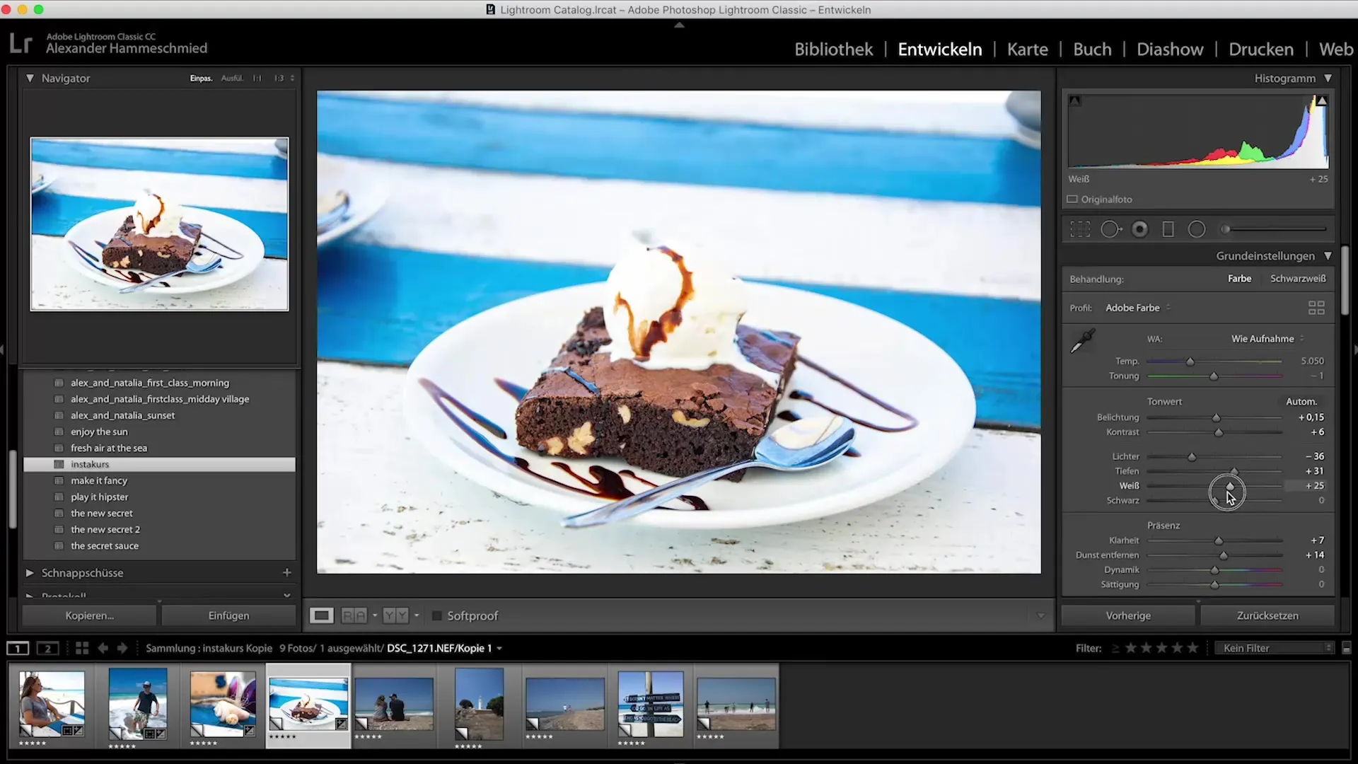 Instagram Presets in Lightroom erstellen Instagram Presets in Lightroom erstellen