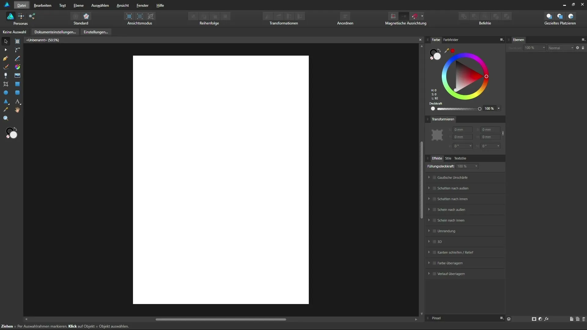 Artboards in Affinity Designer effektiv Einrichten Artboards in Affinity Designer effektiv Einrichten