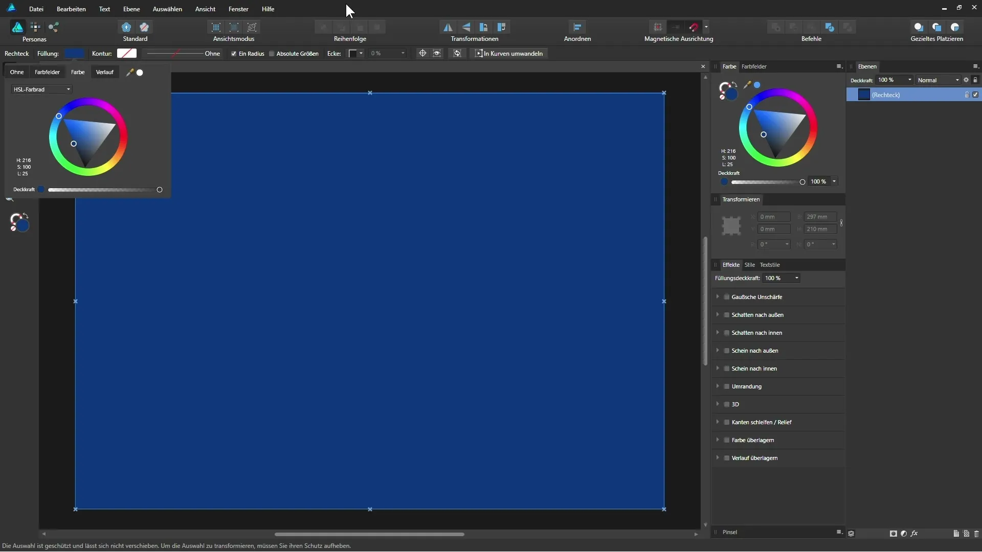Effektiver Einsatz des Verschieben-Werkzeugs in Affinity Designer
