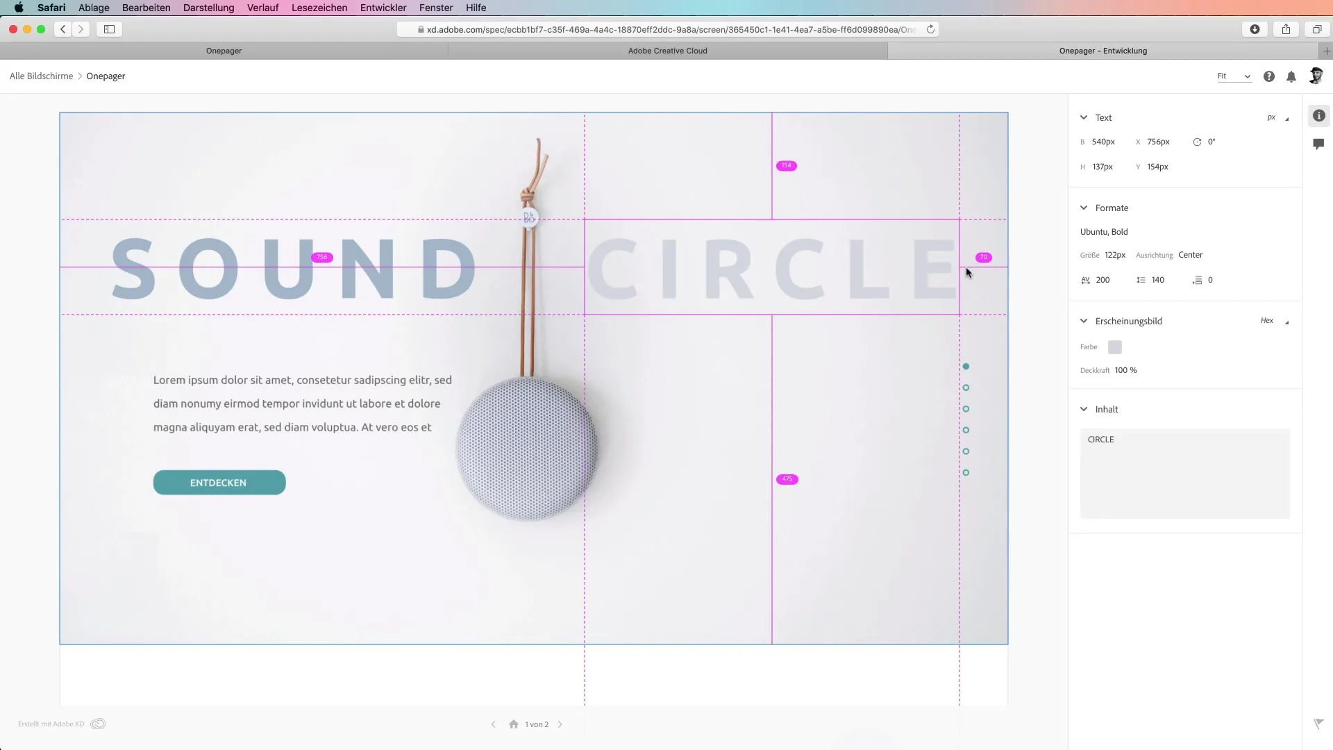 effektive Zusammenarbeit mit Adobe XD durch Freigaben effektive Zusammenarbeit mit Adobe XD durch Freigaben