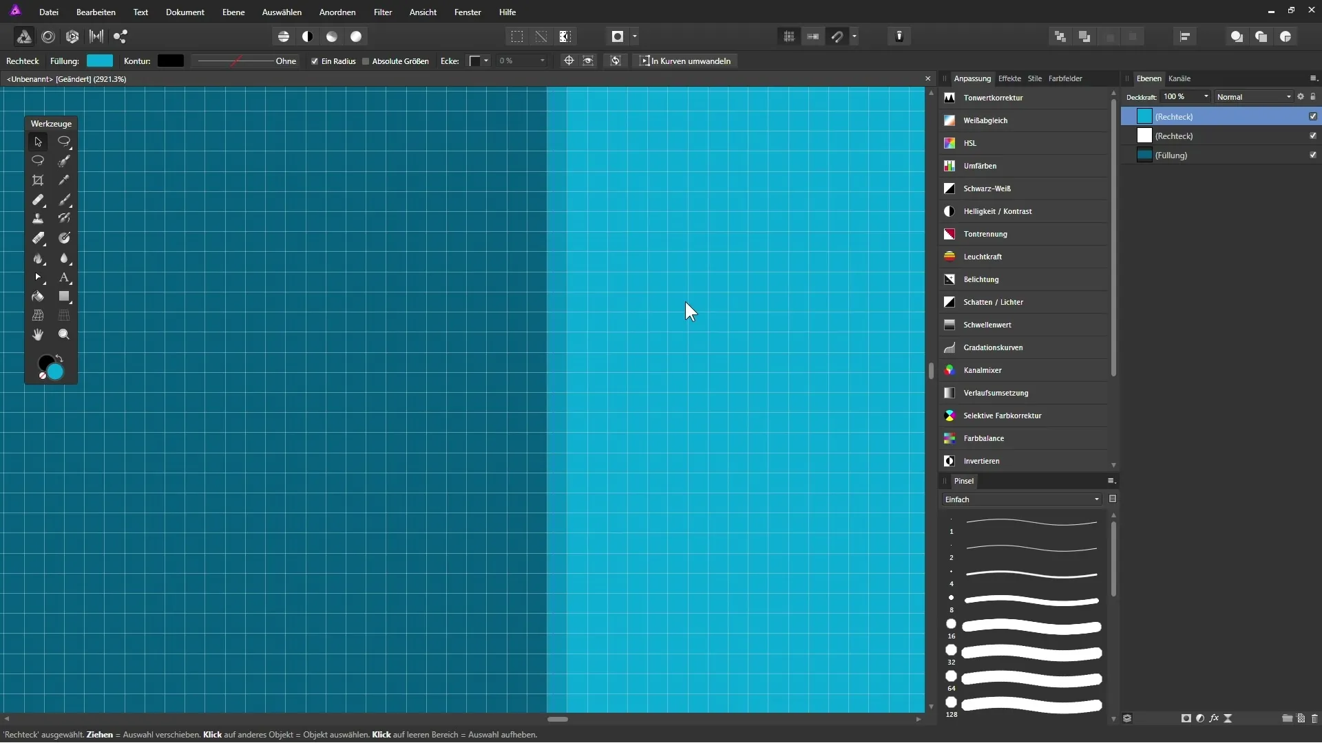 Grundlagen zu Raster und Ausrichten in Affinity Photo