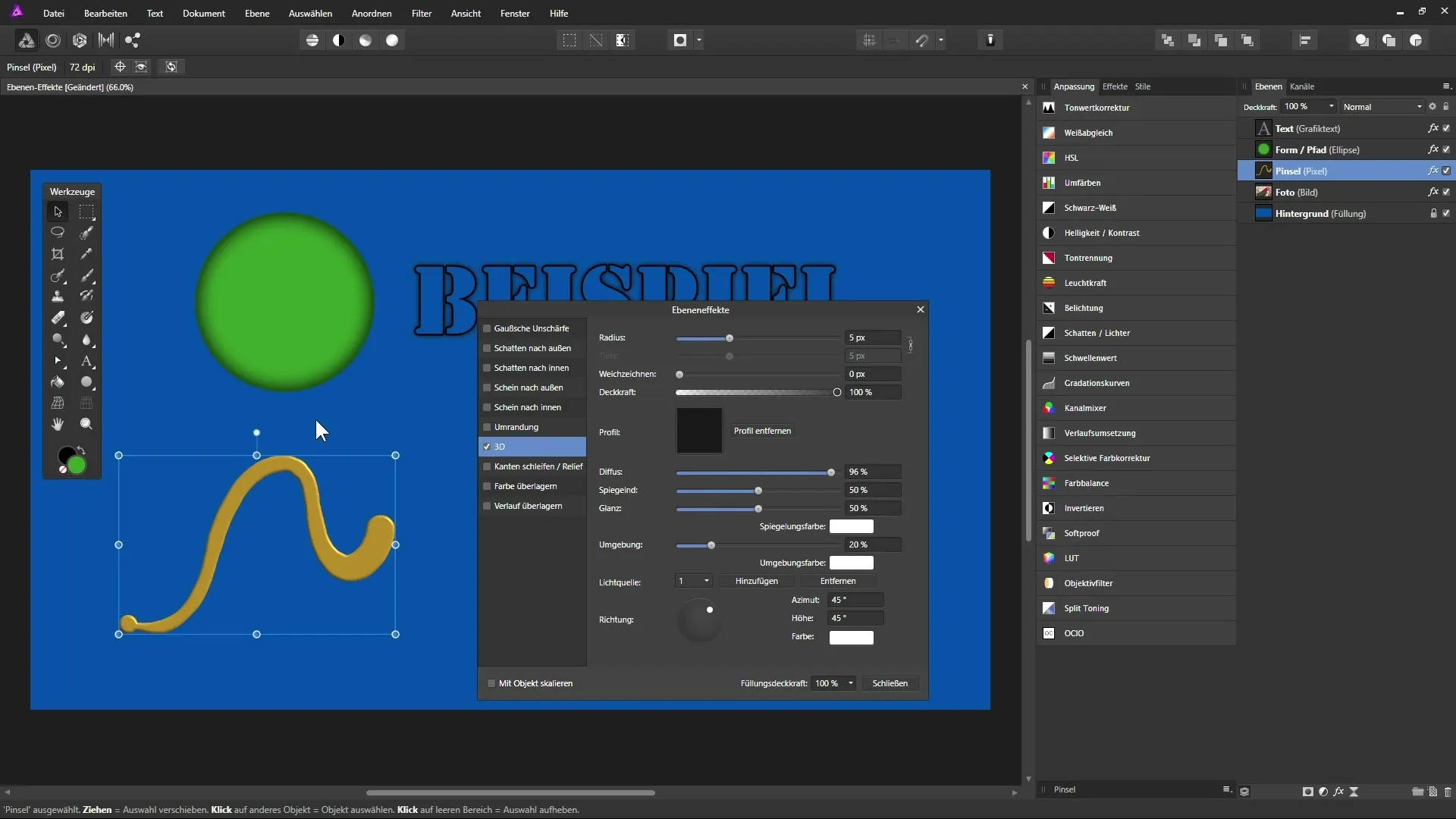 Optimale Nutzung von Ebeneneffekten in Affinity Photo Optimale Nutzung von Ebeneneffekten in Affinity Photo