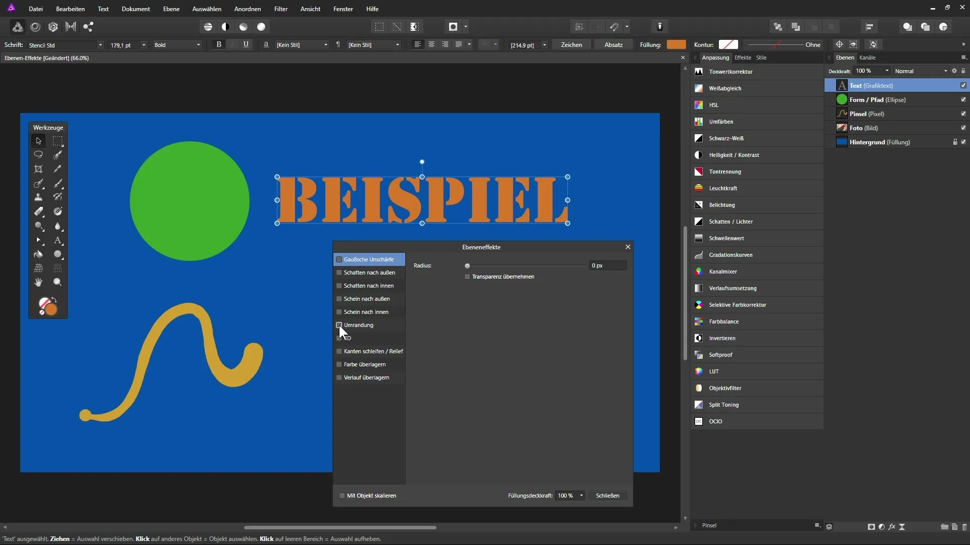 Optimale Nutzung von Ebeneneffekten in Affinity Photo Optimale Nutzung von Ebeneneffekten in Affinity Photo
