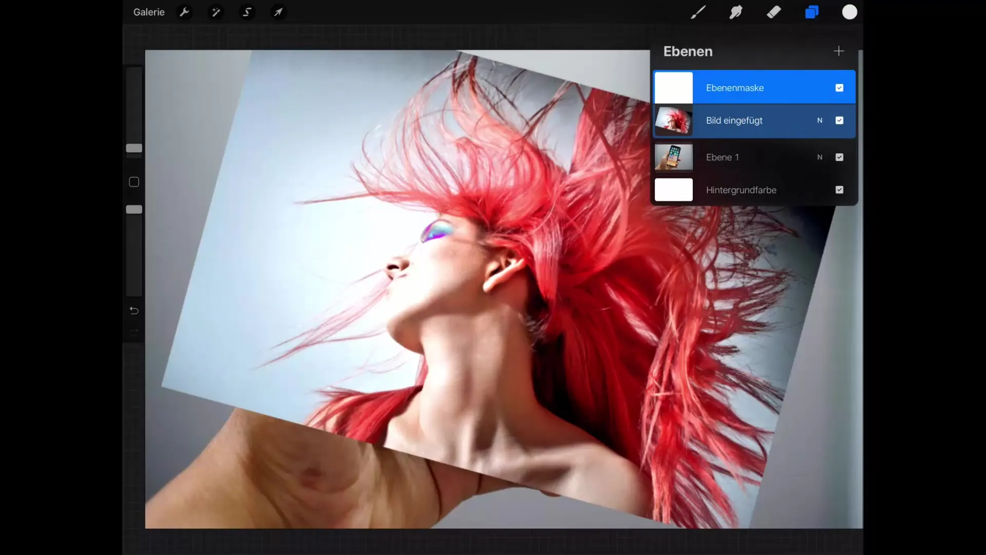 Meistere die Clipping-Maske in Procreate