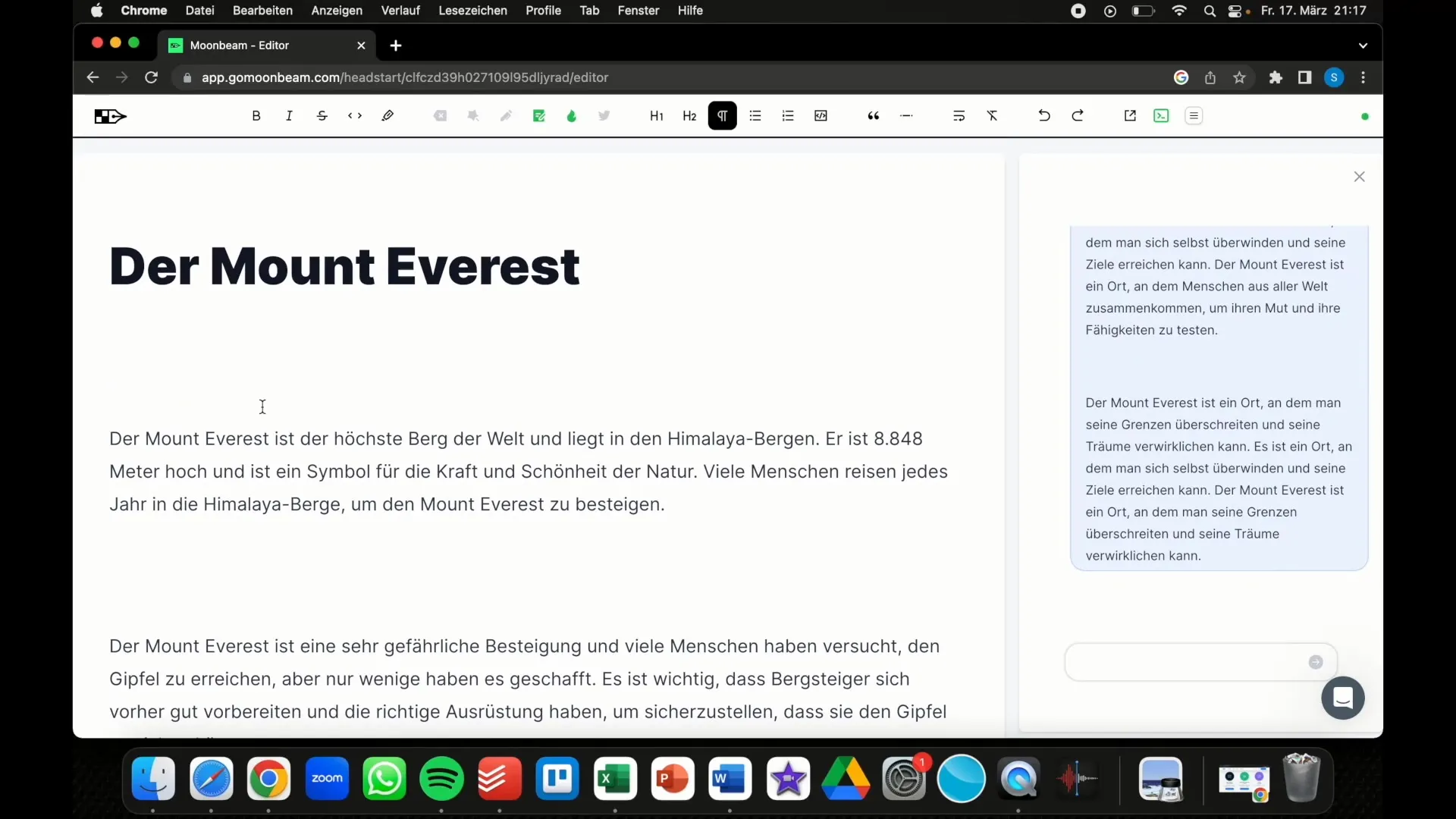 Generación de textos eficiente con Gomoonbeam: así podrás crear contenidos impresionantes