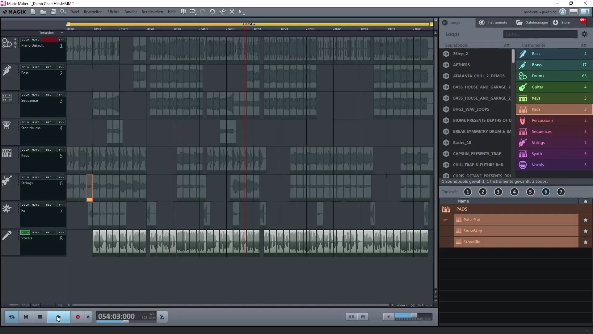 Musik erstellen mit Magix Music Maker: Anleitung und Demosongs
