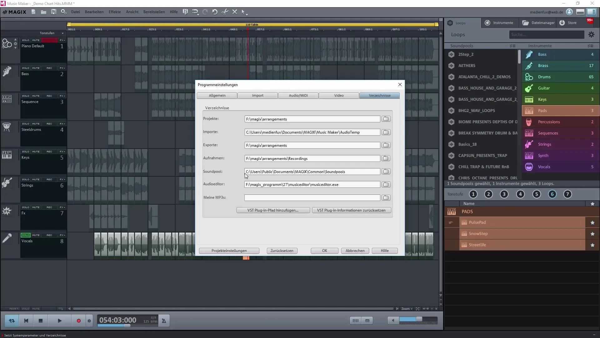Musik erstellen mit Magix Music Maker: Anleitung und Demosongs