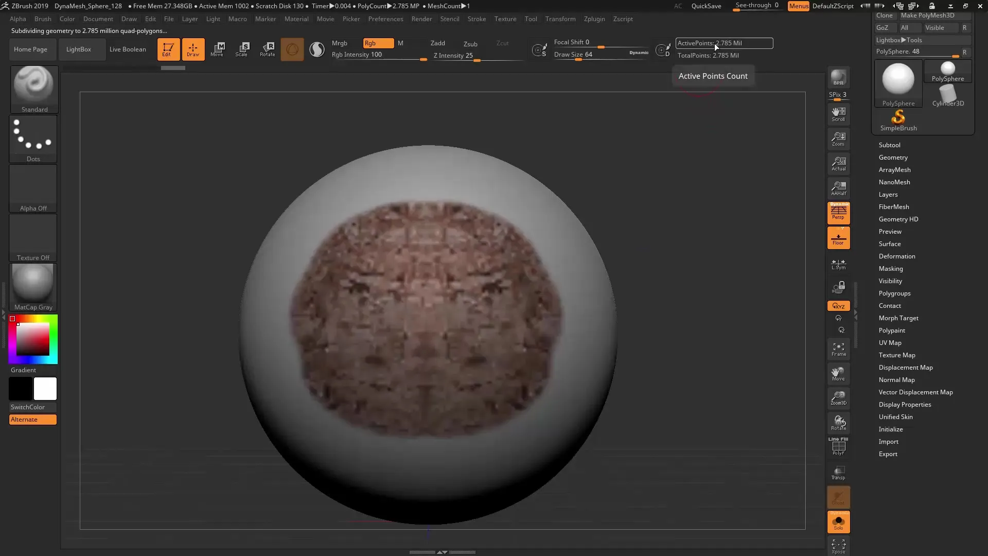 ZBrush 2019 – Spotlight 2.0 und Snapshot 3D: So Erstellst du Effektiv Meshes