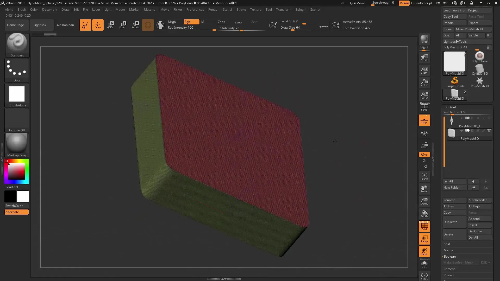 ZBrush 2019 – Spotlight 2.0 und Snapshot 3D: So Erstellst du Effektiv Meshes