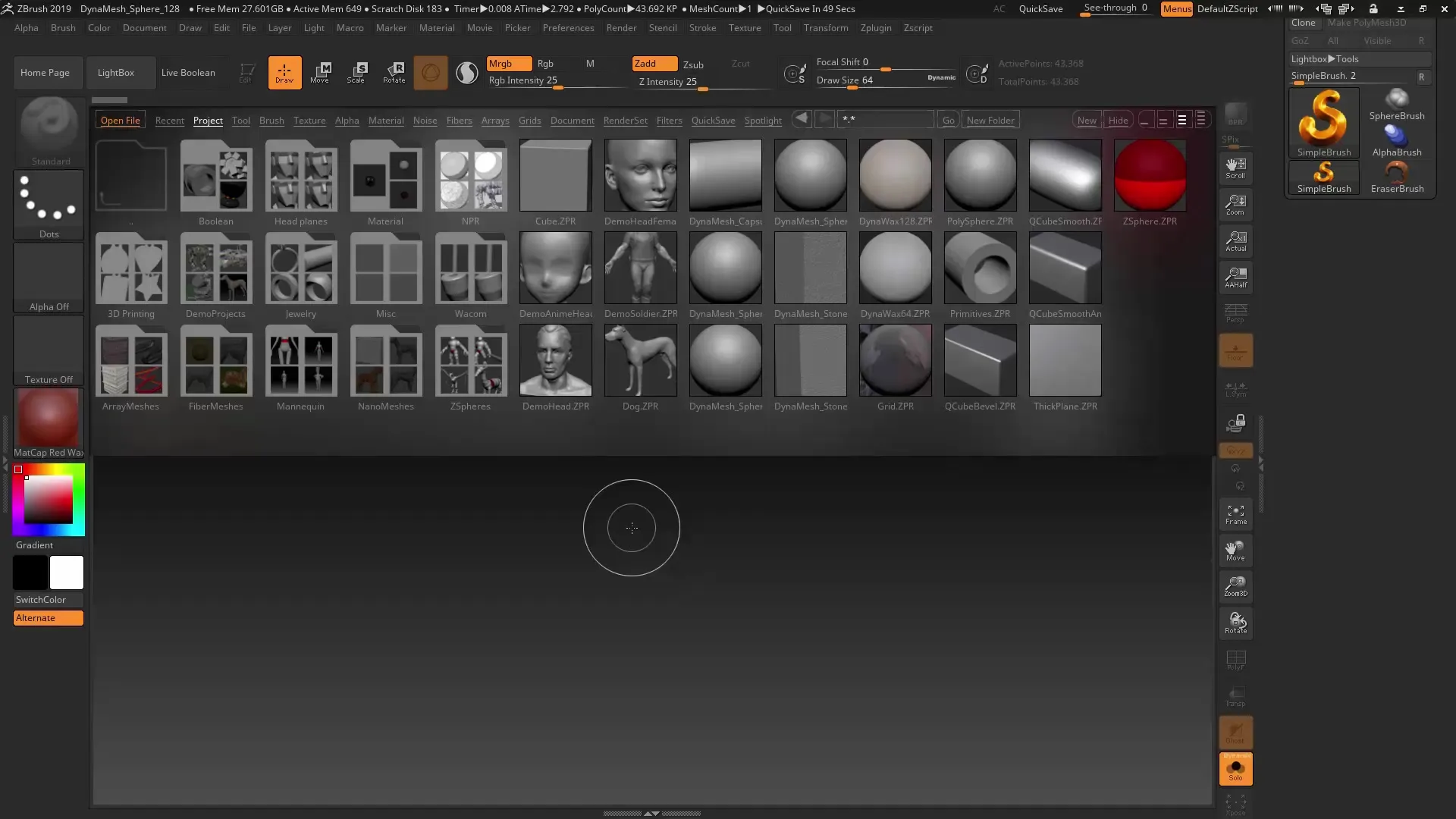 ZBrush 2019 – Spotlight 2.0 und Snapshot 3D: So Erstellst du Effektiv Meshes