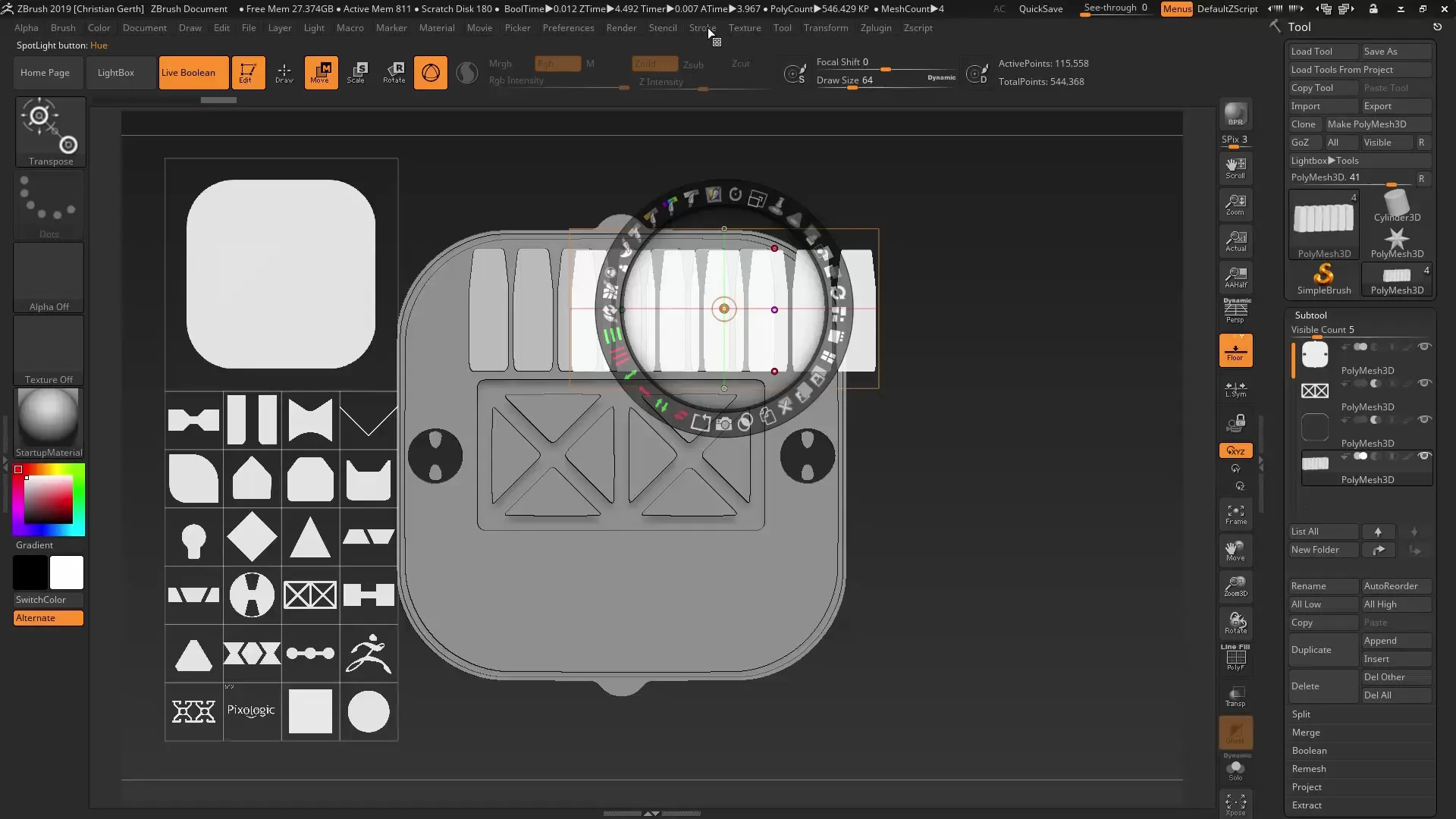 Meistere Snapshot 3D in ZBrush für kreative Alphas