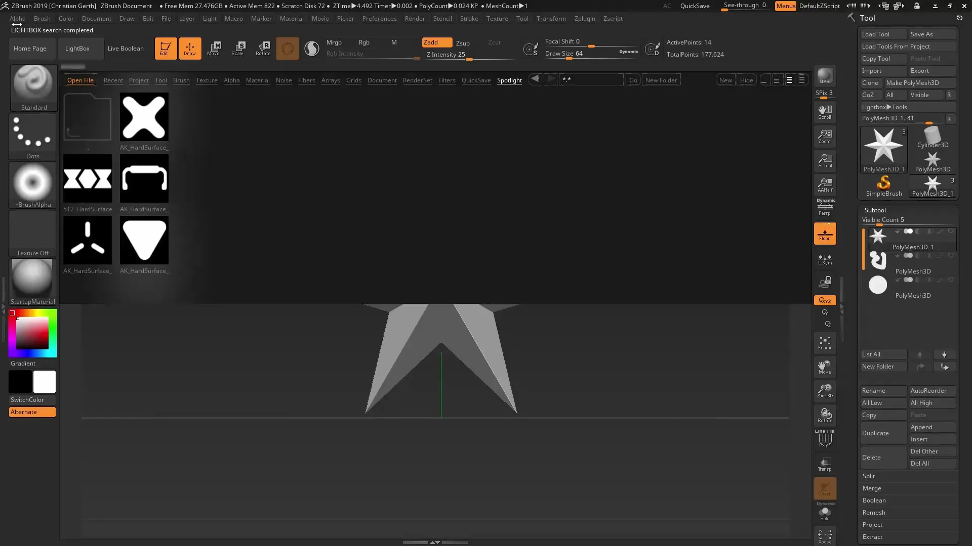 Meistere Snapshot 3D in ZBrush für kreative Alphas