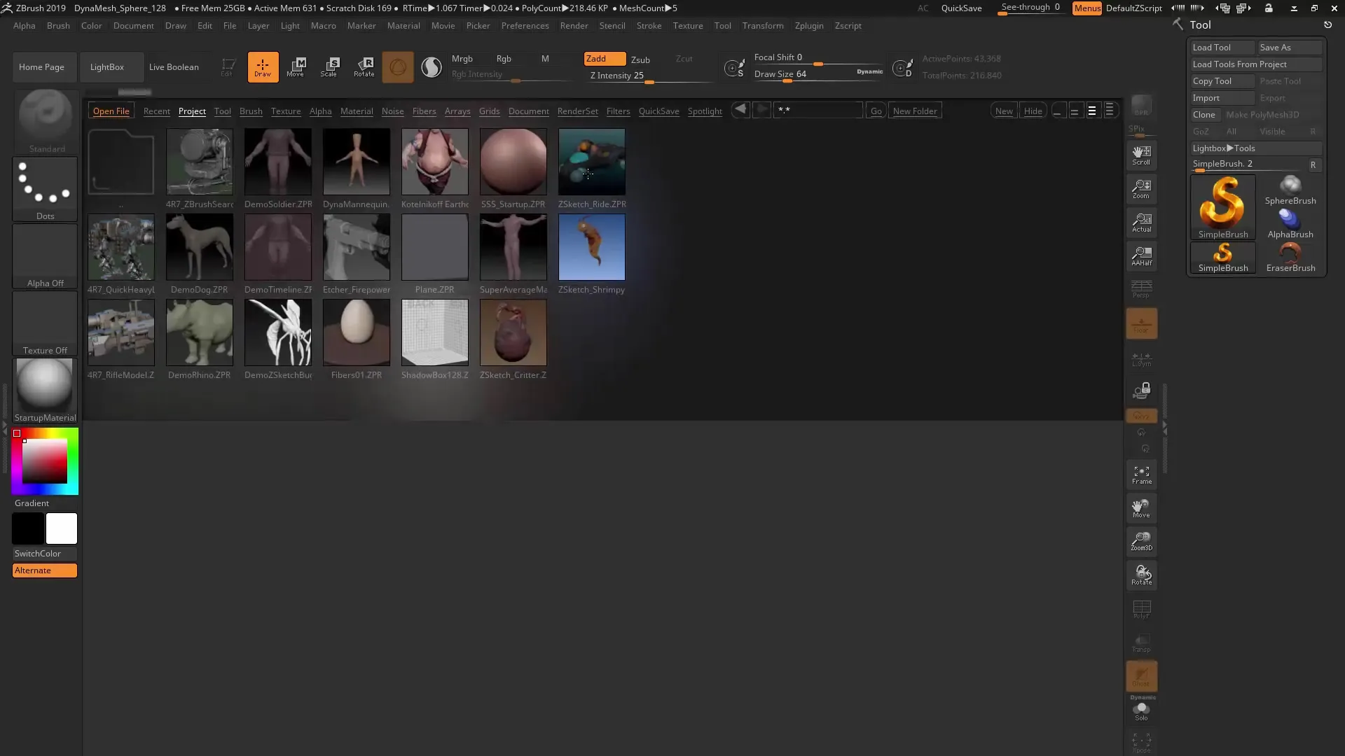 ZBrush 2019 ZColor Plugin – Farben effektiv verwalten