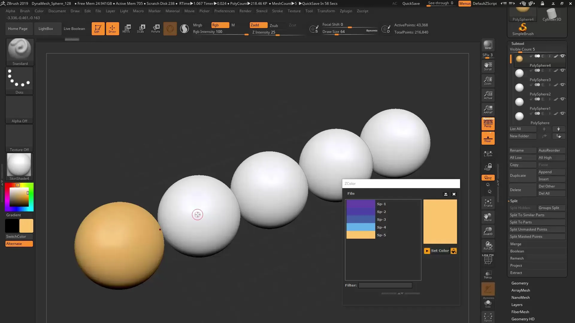 ZBrush 2019 ZColor Plugin – Farben effektiv verwalten