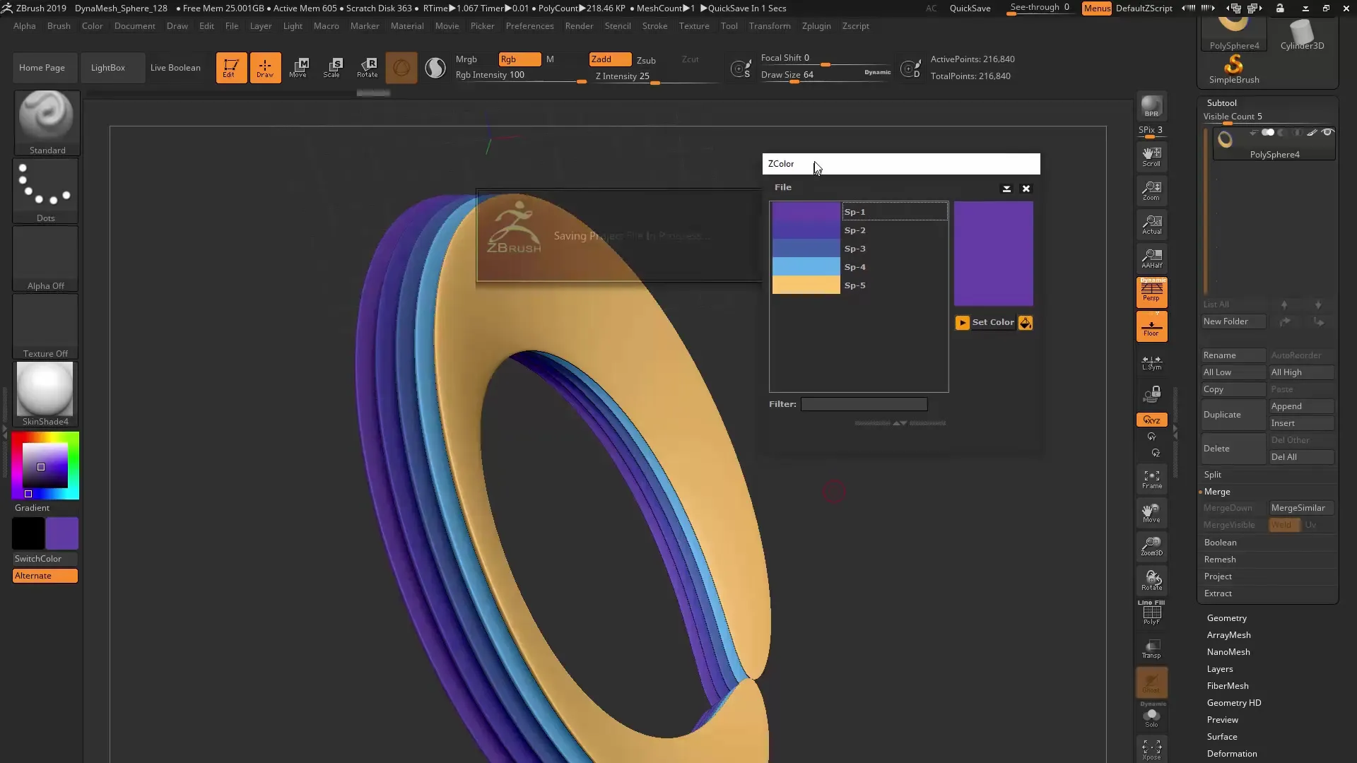 ZBrush 2019 ZColor Plugin – Farben effektiv verwalten