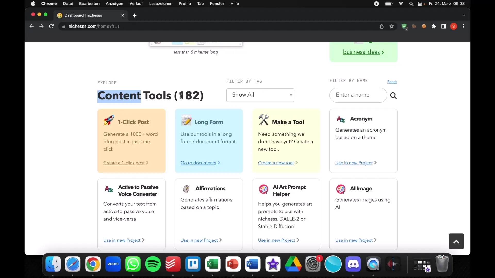 Nichesss: Unleash your creativity in different niches