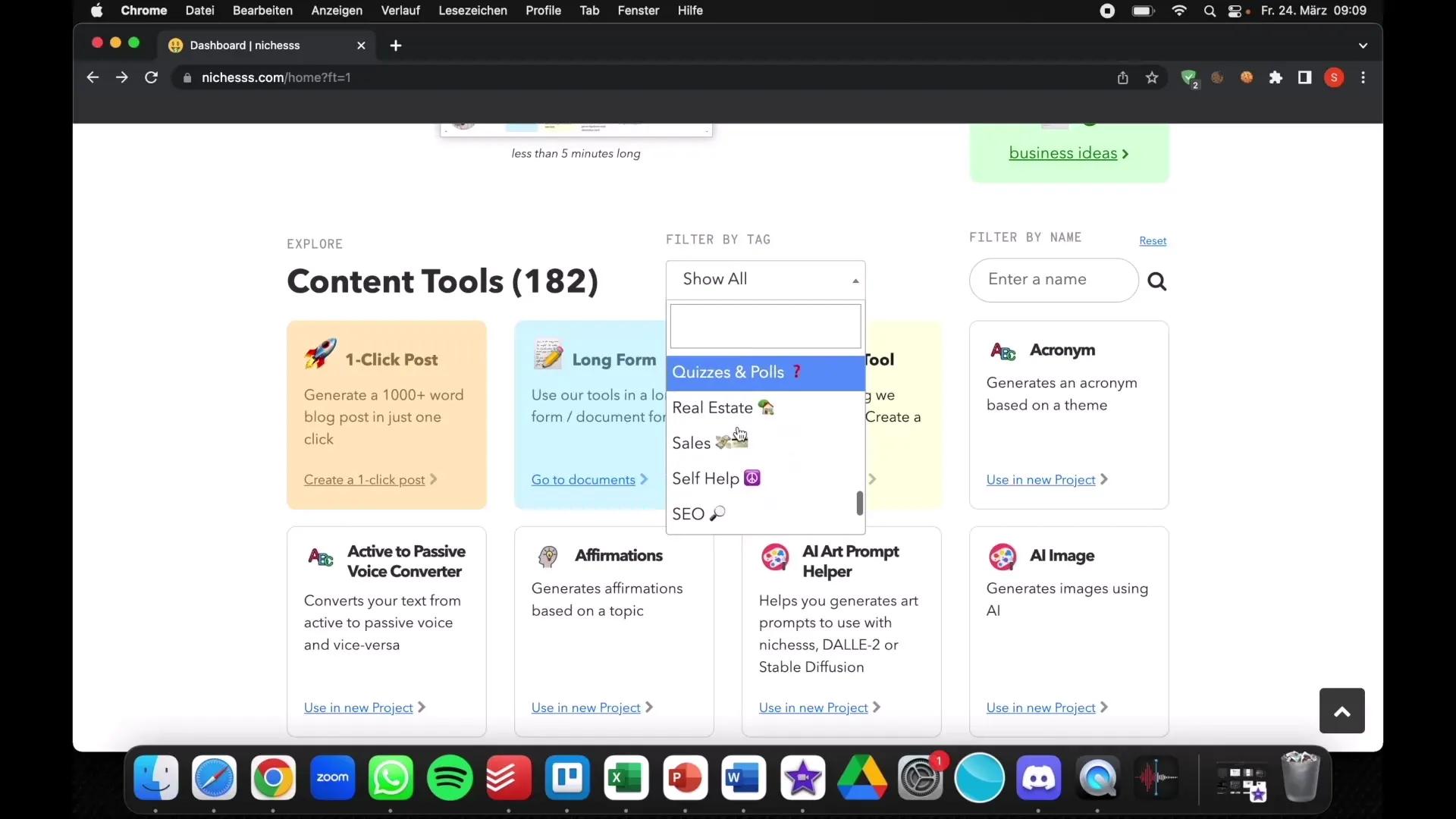 Nichesss: Unleash your creativity in various niches