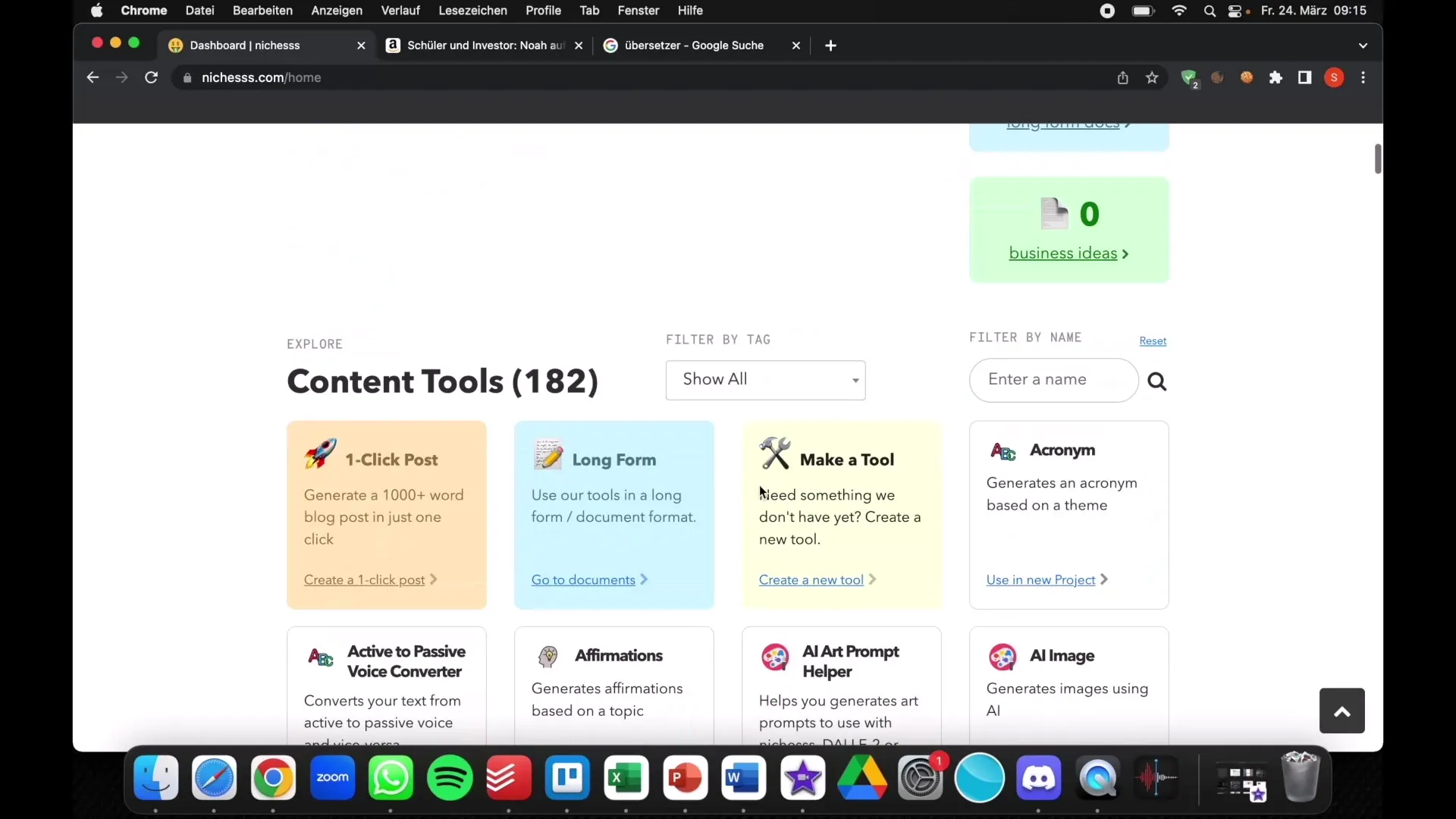 Nichesss: Unfold your creativity in different niches