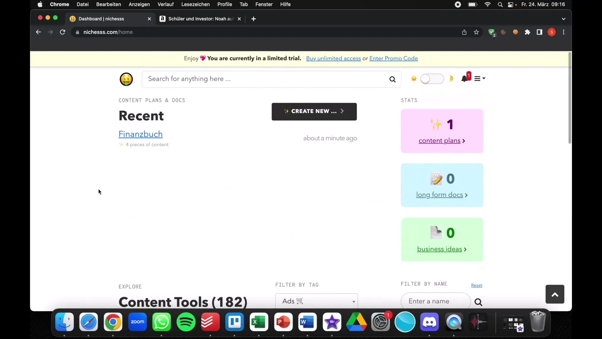 Nichesss: Unfold your creativity in different niches