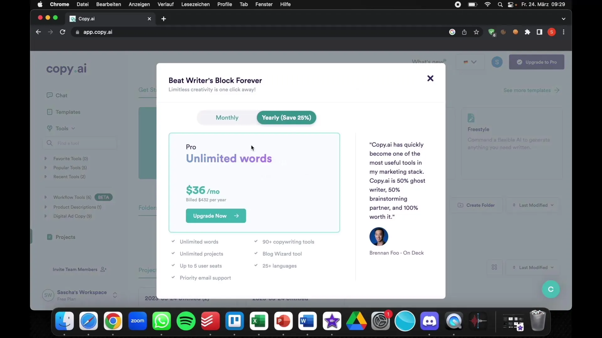 Creating texts made easy with Copy.ai Creating texts made easy with Copy.ai