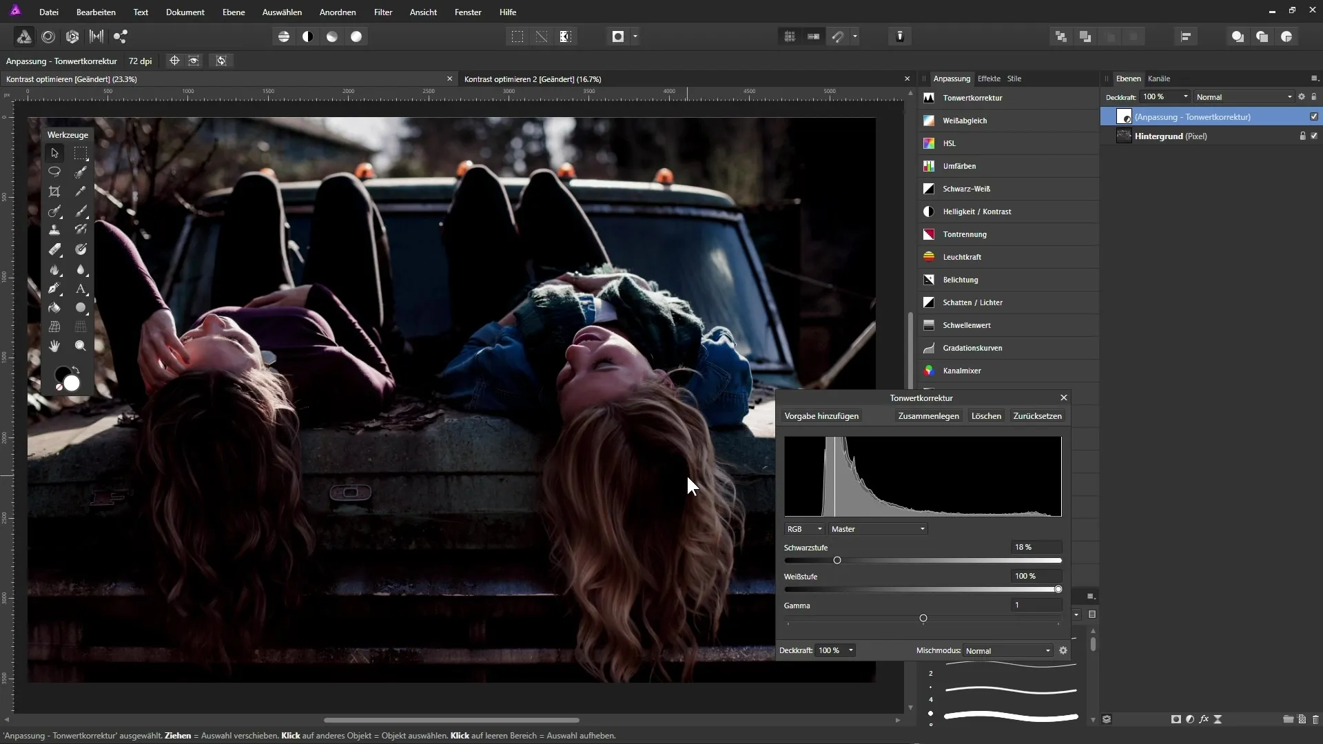 Kontrast optimieren in Affinity Photo: So verbesserst du Fotos Kontrast optimieren in Affinity Photo: So verbesserst du Fotos