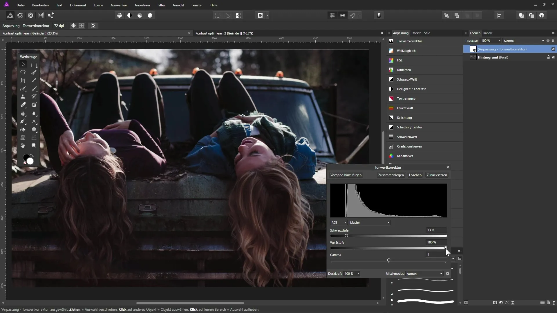 Kontrast optimieren in Affinity Photo: So verbesserst du Fotos Kontrast optimieren in Affinity Photo: So verbesserst du Fotos