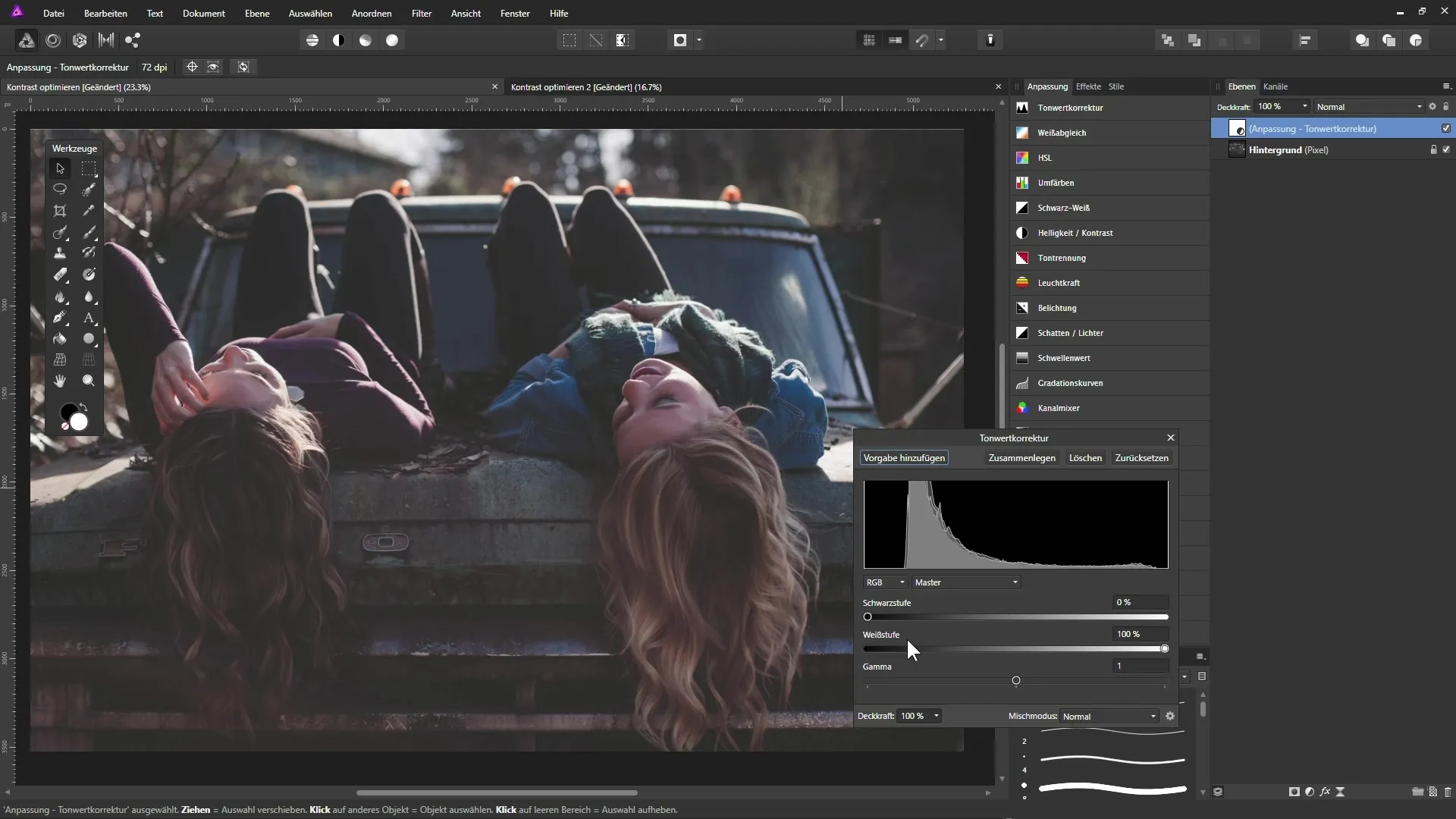 Kontrast optimieren in Affinity Photo: So verbesserst du Fotos Kontrast optimieren in Affinity Photo: So verbesserst du Fotos