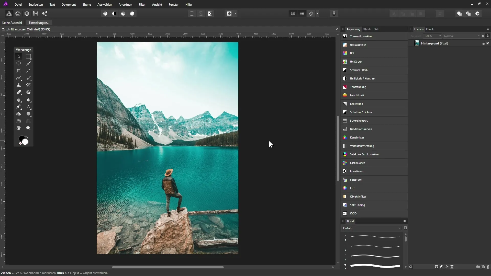Zuschneiden in Affinity Photo: Schritt-für-Schritt-Anleitung Zuschneiden in Affinity Photo: Schritt-für-Schritt-Anleitung
