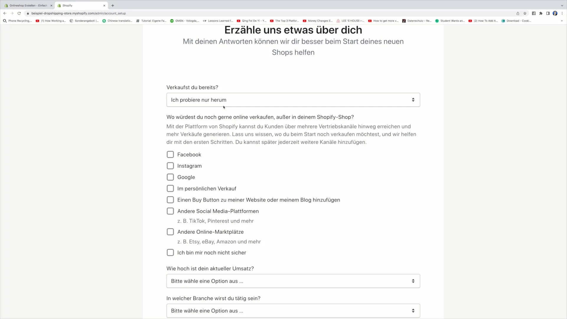Steg-för-steg-guide för att skapa en Shopify-butik