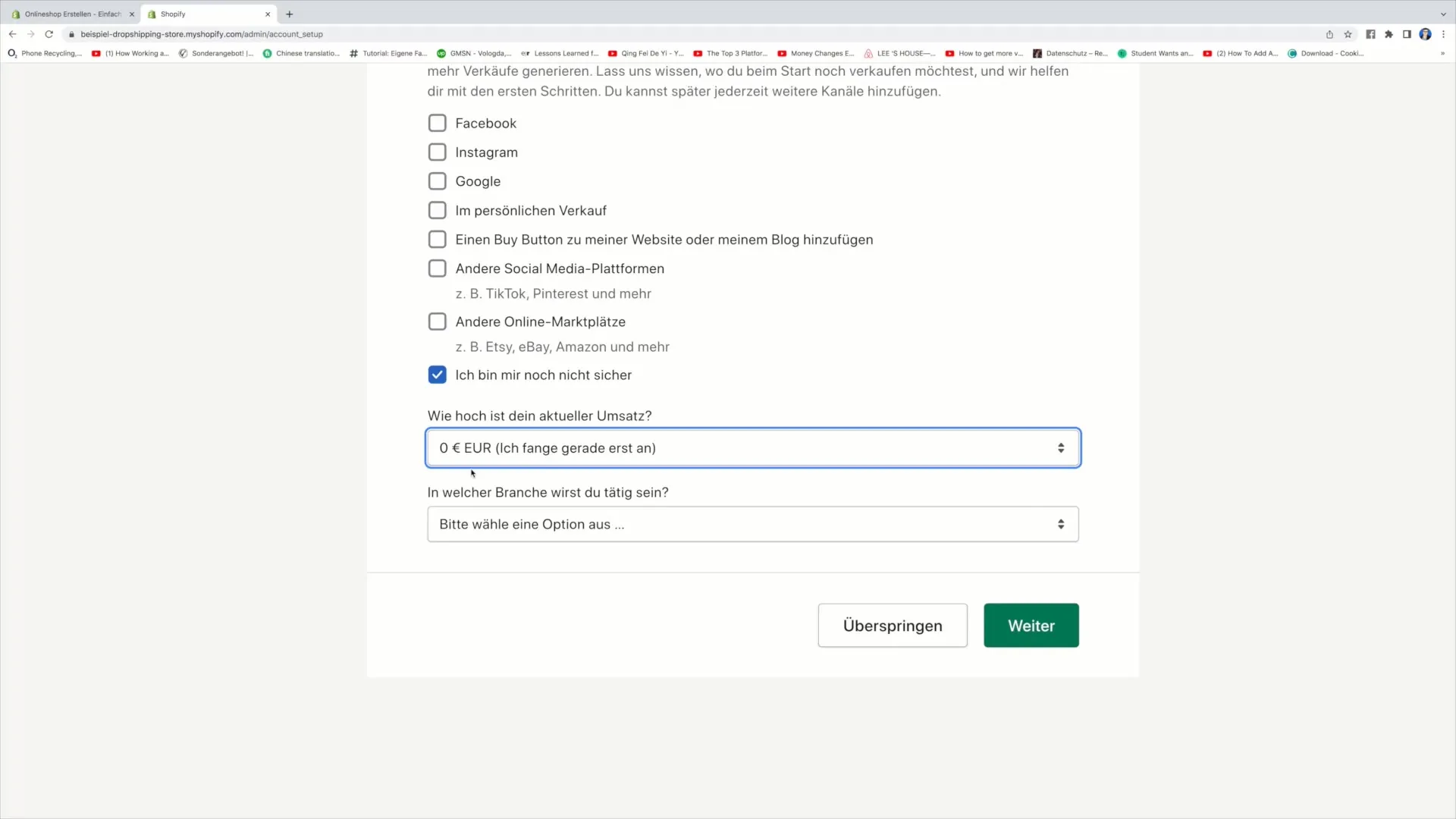 Steg-för-steg-guide för att skapa en Shopify-butik