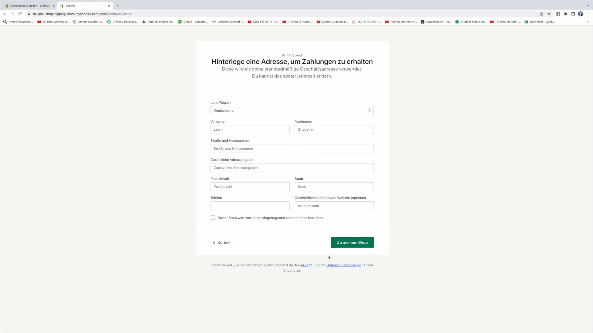 Steg-för-steg-guide för att skapa en Shopify-butik
