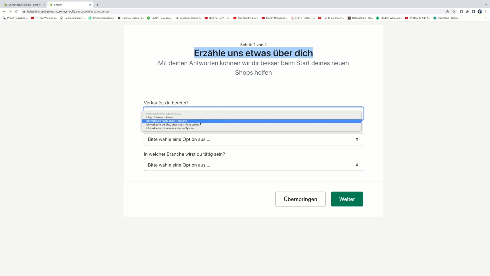 Steg-för-steg-guide till att skapa en Shopify-butik