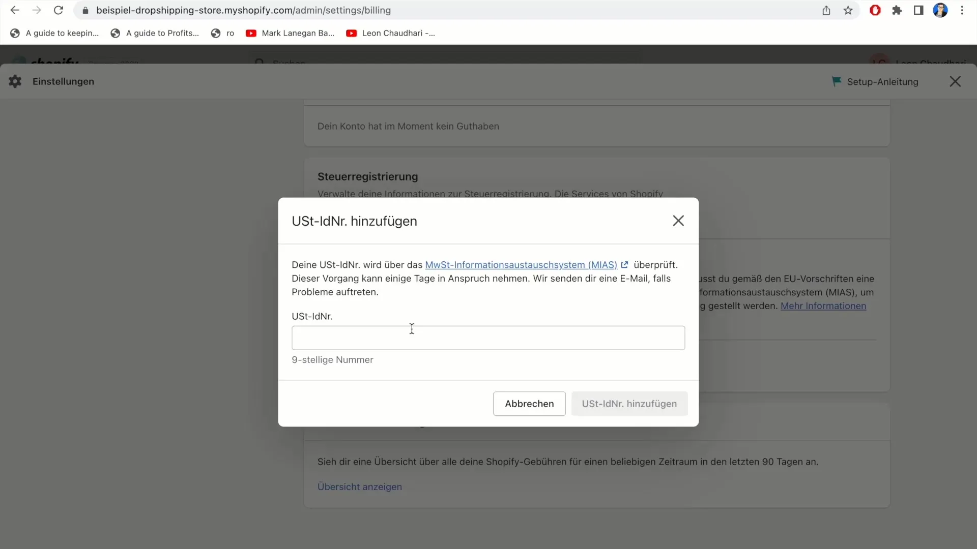 Momss-ID i Shopify - Så här gör du steg för steg