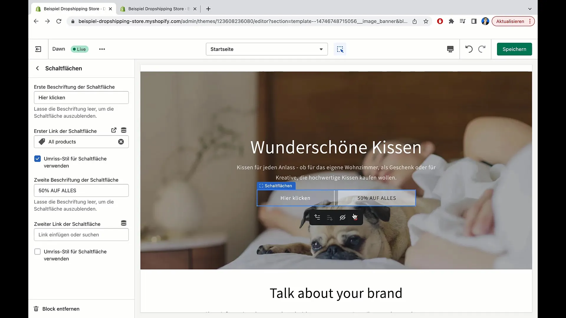 Mengubah Gambar Banner dan Tombol di Shopify - Panduan Langkah demi Langkah Mengubah Gambar Banner dan Tombol di Shopify - Panduan Langkah demi Langkah