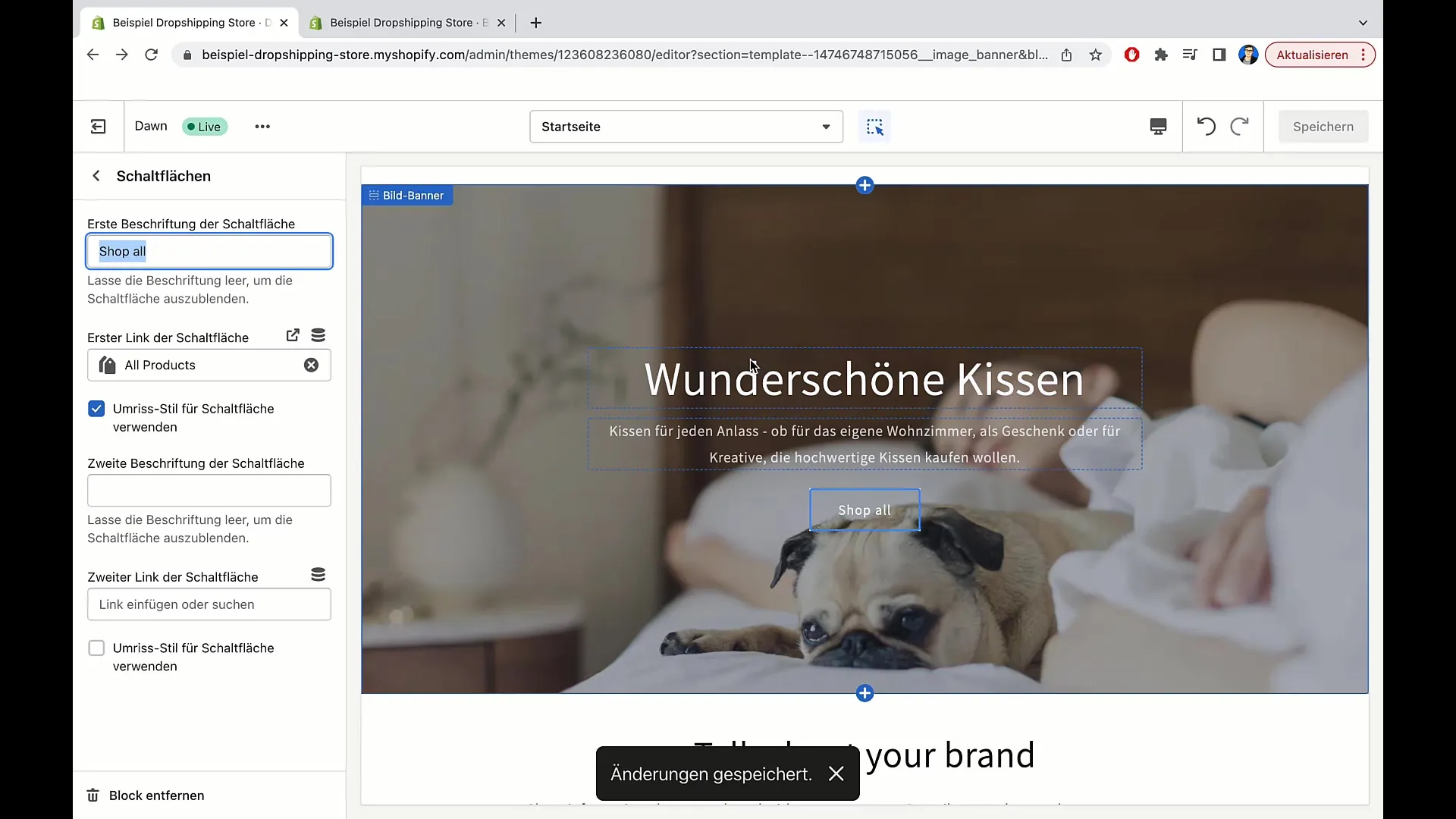 Mengatur gambar banner dan tombol di Shopify - Panduan langkah demi langkah Mengubah Gambar Banner dan Tombol di Shopify - Panduan Langkah Demi Langkah