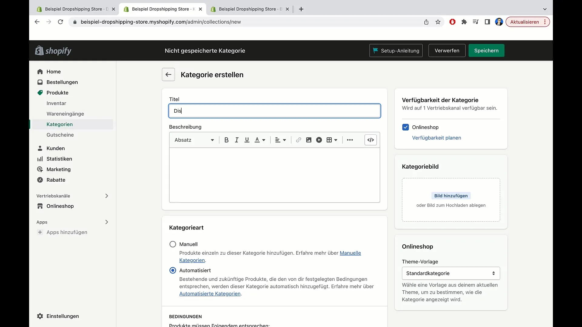 Membuat Kategori Shopify - Panduan Lengkap Membuat Kategori Shopify - Panduan Lengkap