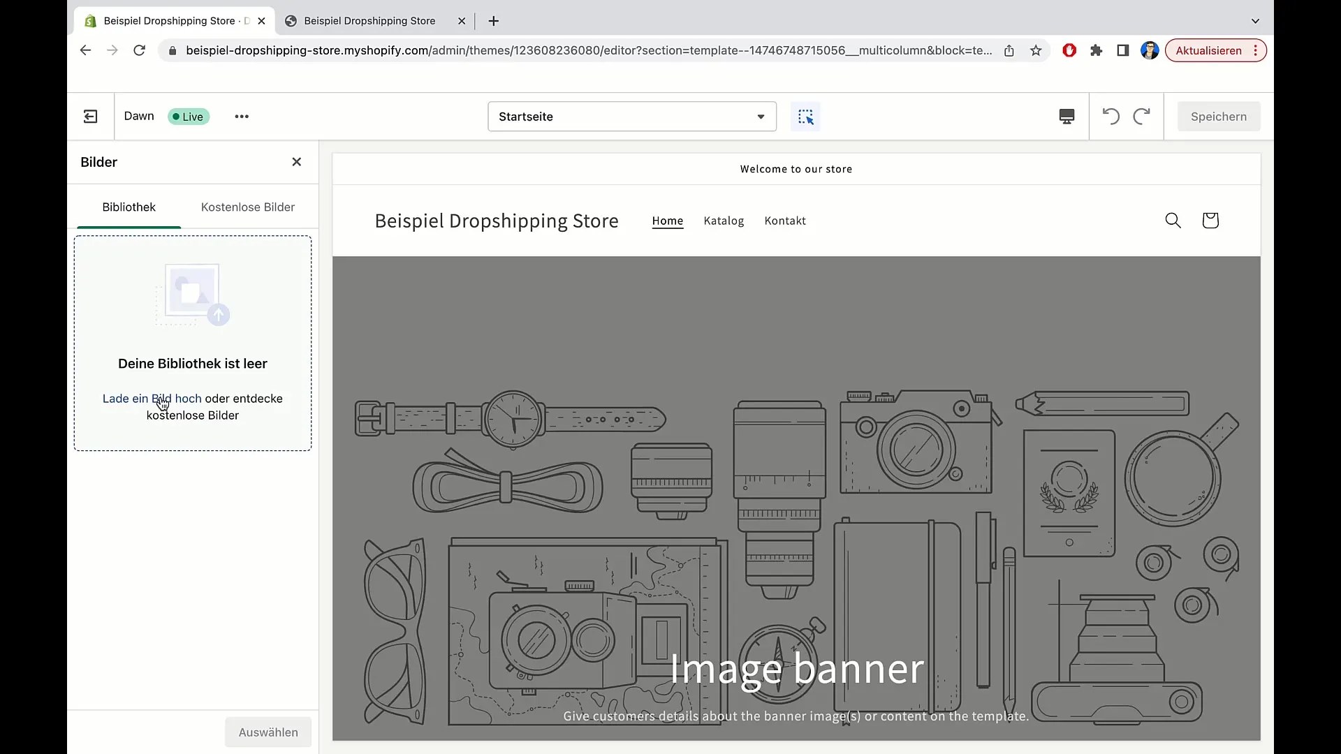 Lägg till och anpassa bilder i Shopify - Steg-för-steg-guide