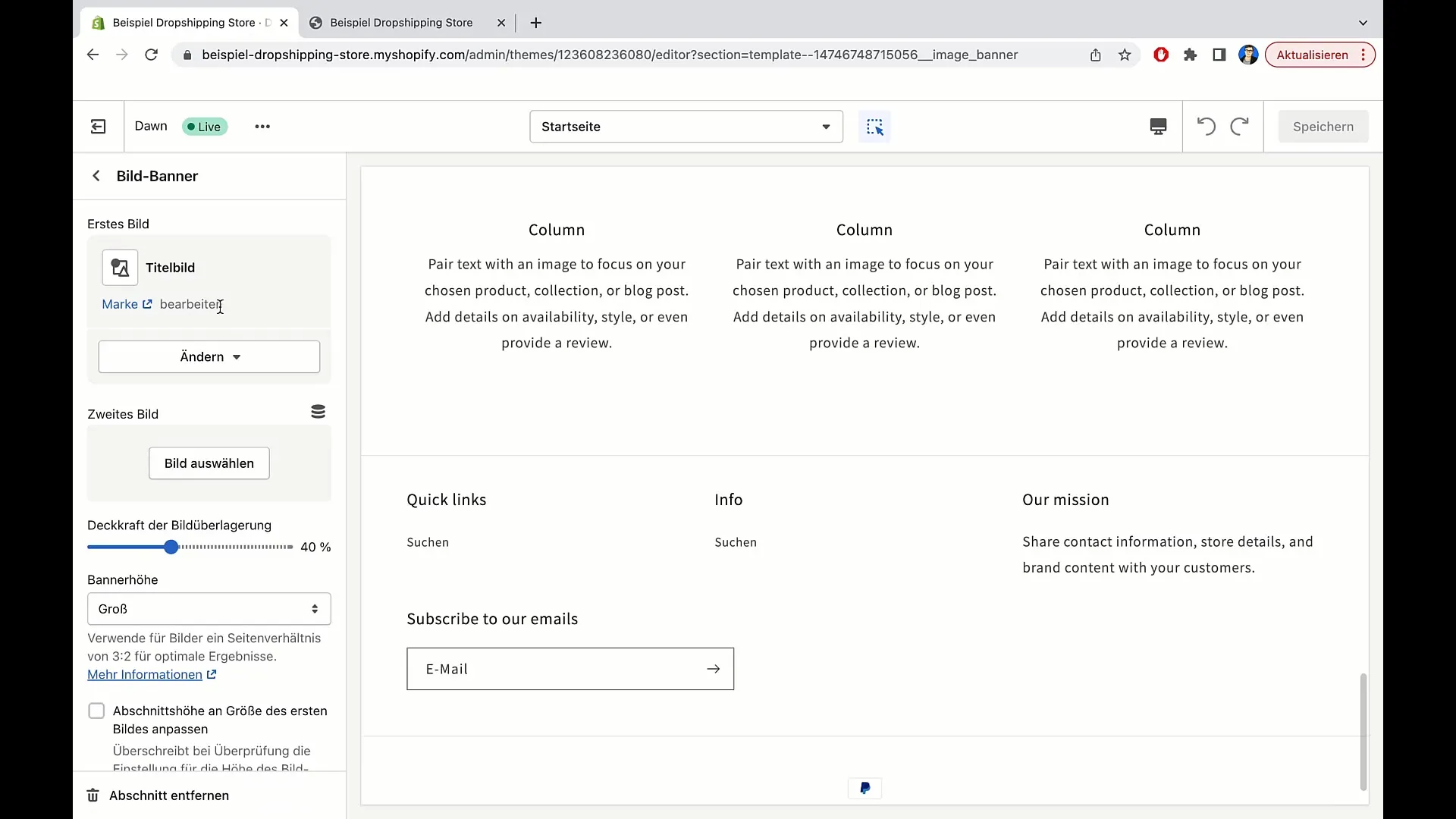 Lägga till och anpassa bilder i Shopify - Steg-för-steg-instruktioner