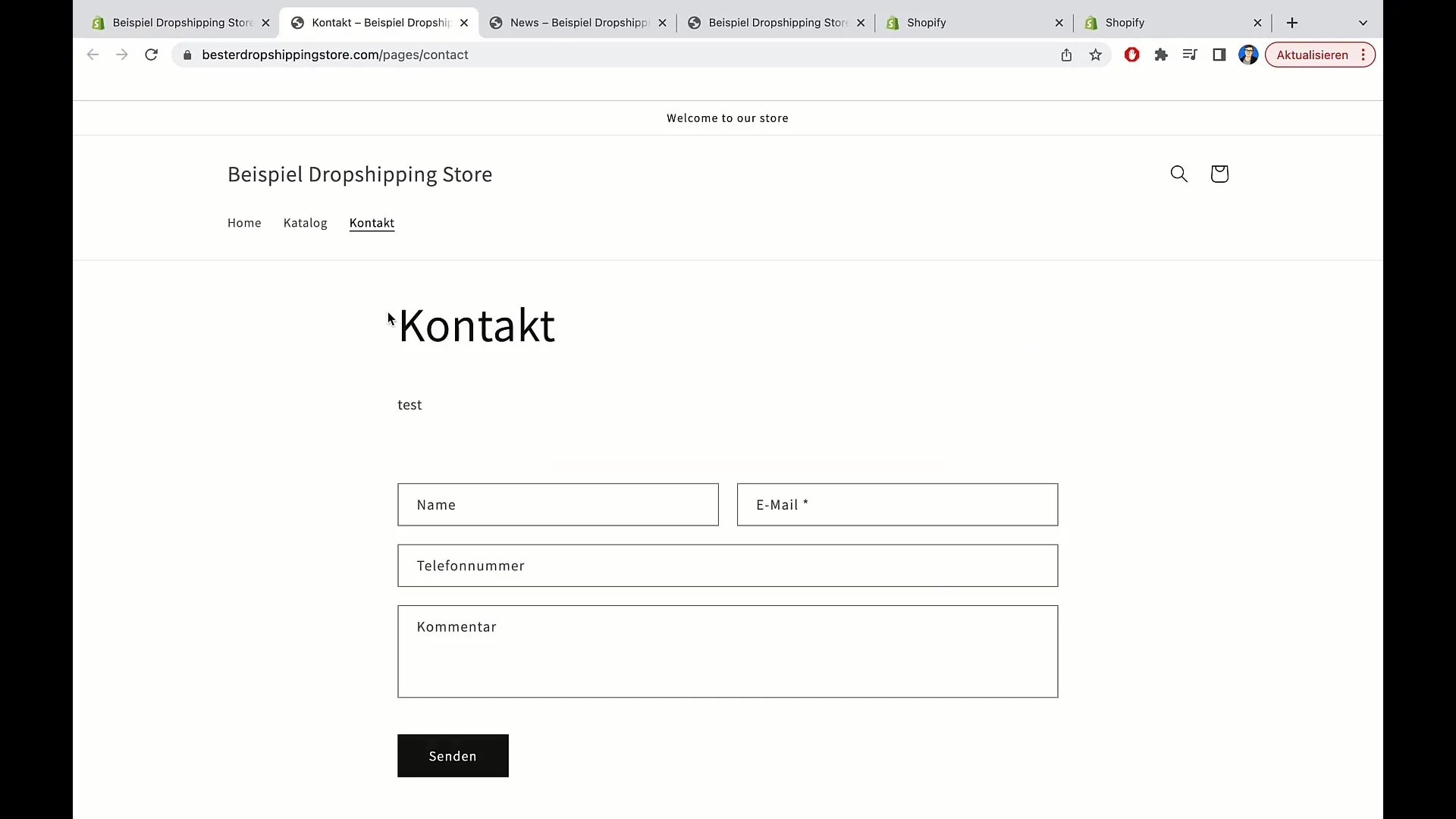 Membuat halaman Shopify - Panduan untuk E-Commerce