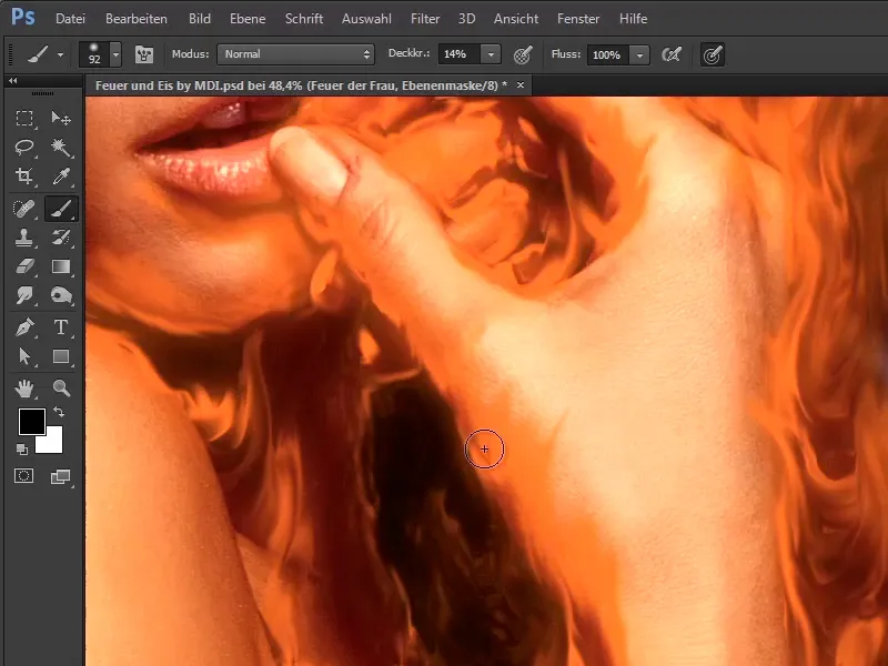 Photoshop-Composing - Oheň a led - Část 05: Rozsvítit oheň Photoshop komponování - Oheň a led - část 05: Rozsvítit oheň
